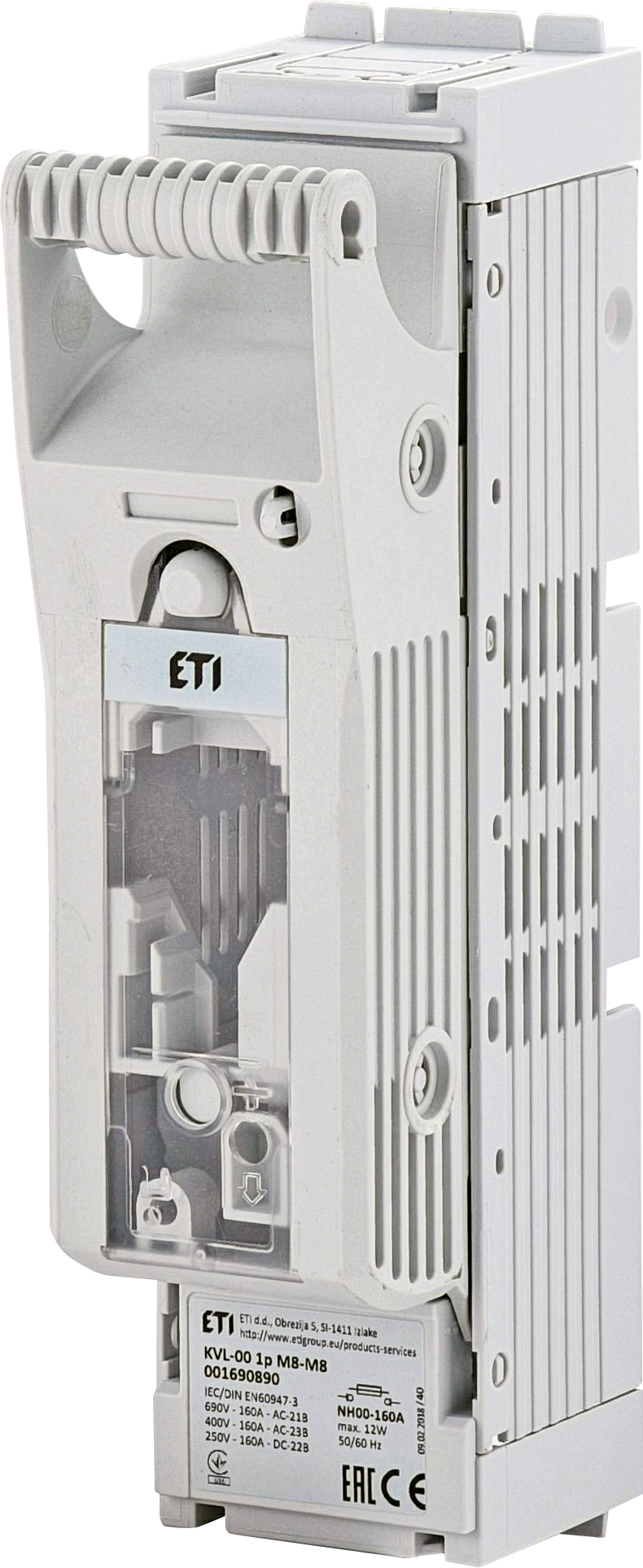 ETI houder NH00 160A/1000Vdc