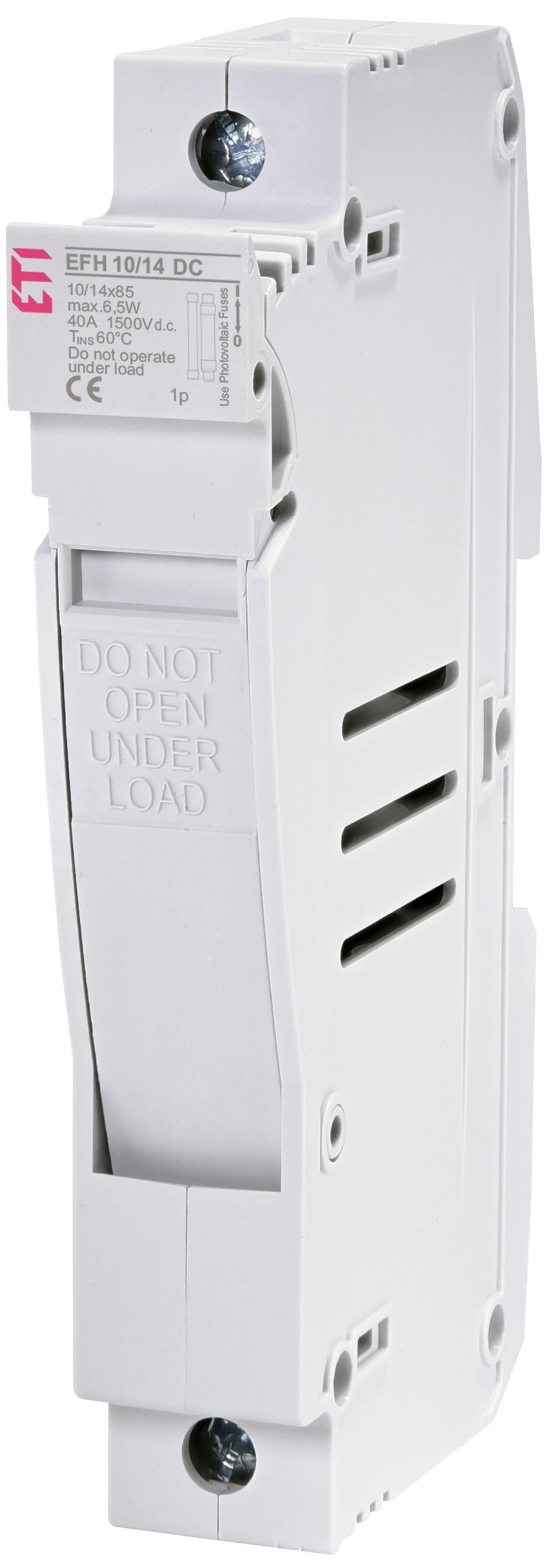 ETI houder CH 10x85 , CH 10/14x85 40A/1500Vdc