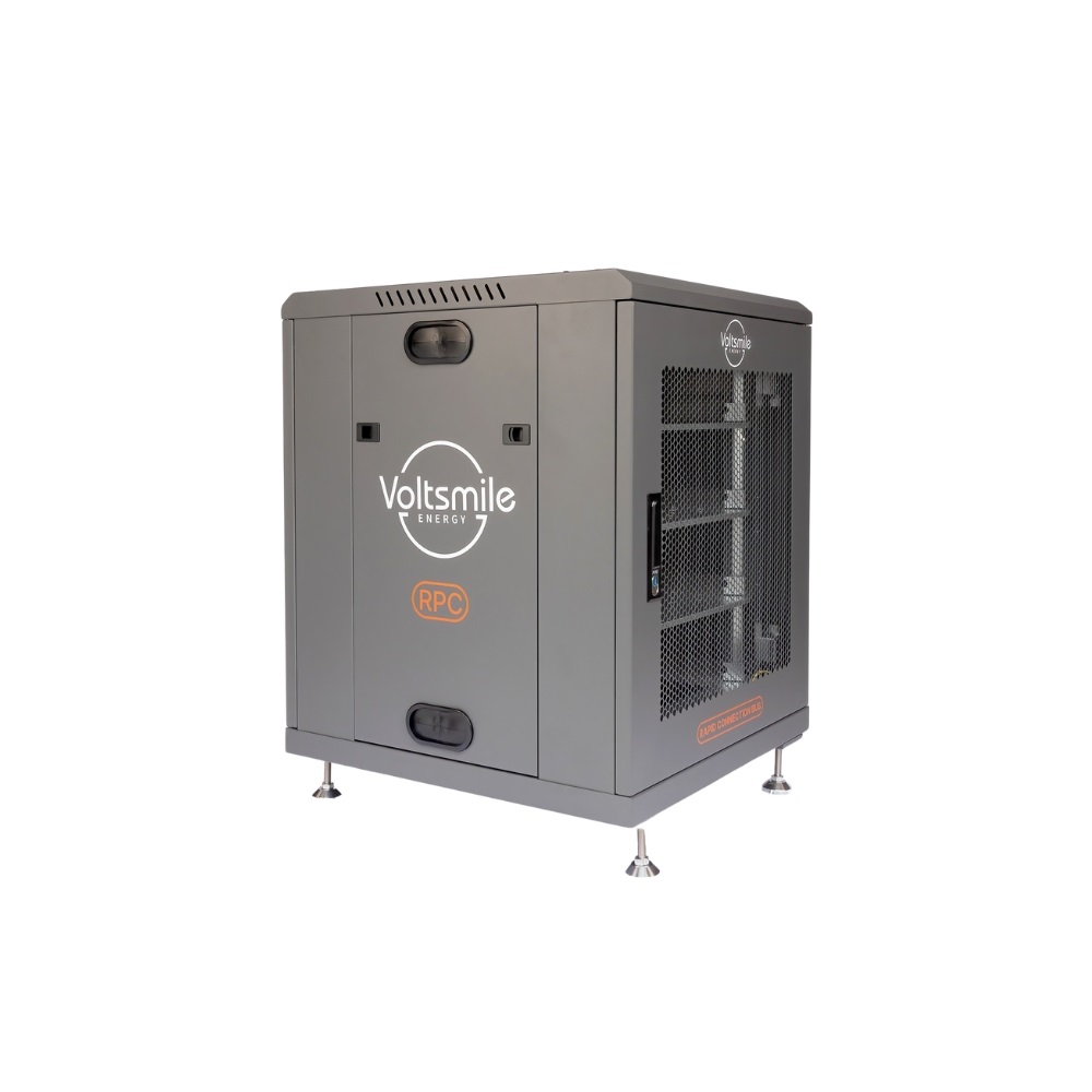 Voltsmile RPC 14U Cabinet (max 4 accu), inclusief kabel