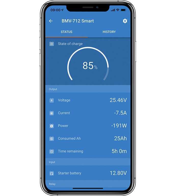 Victron Batterij Monitor BMV-712 Smart zwart