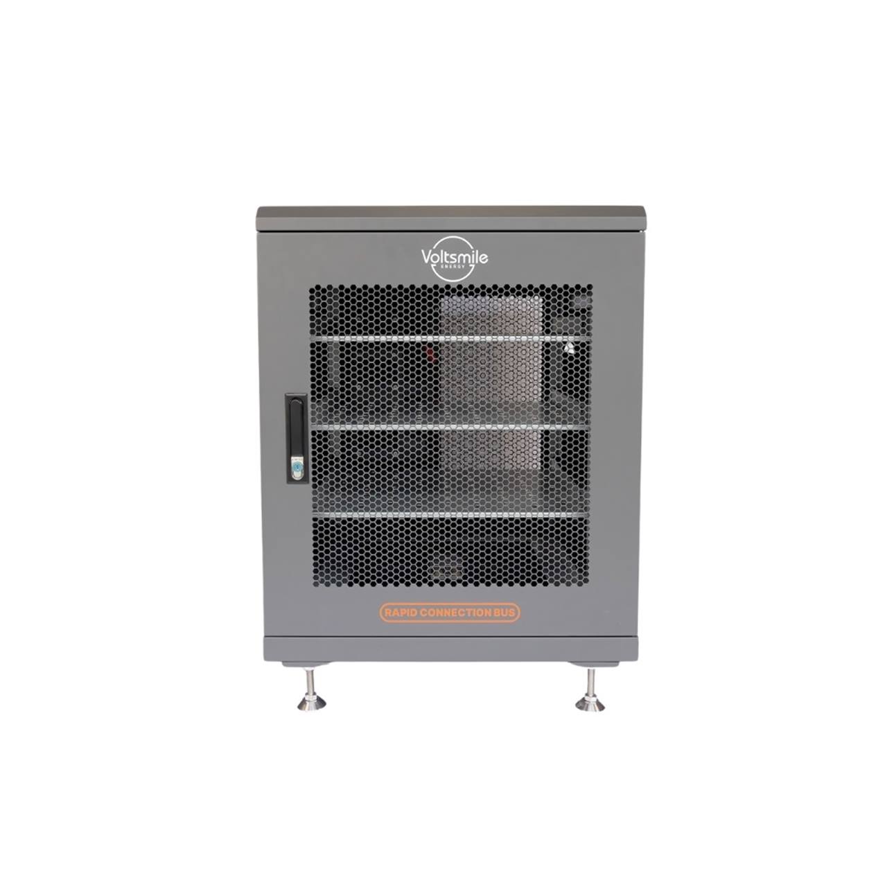 Voltsmile RPC 14U Cabinet (max 4 accu), inclusief kabel