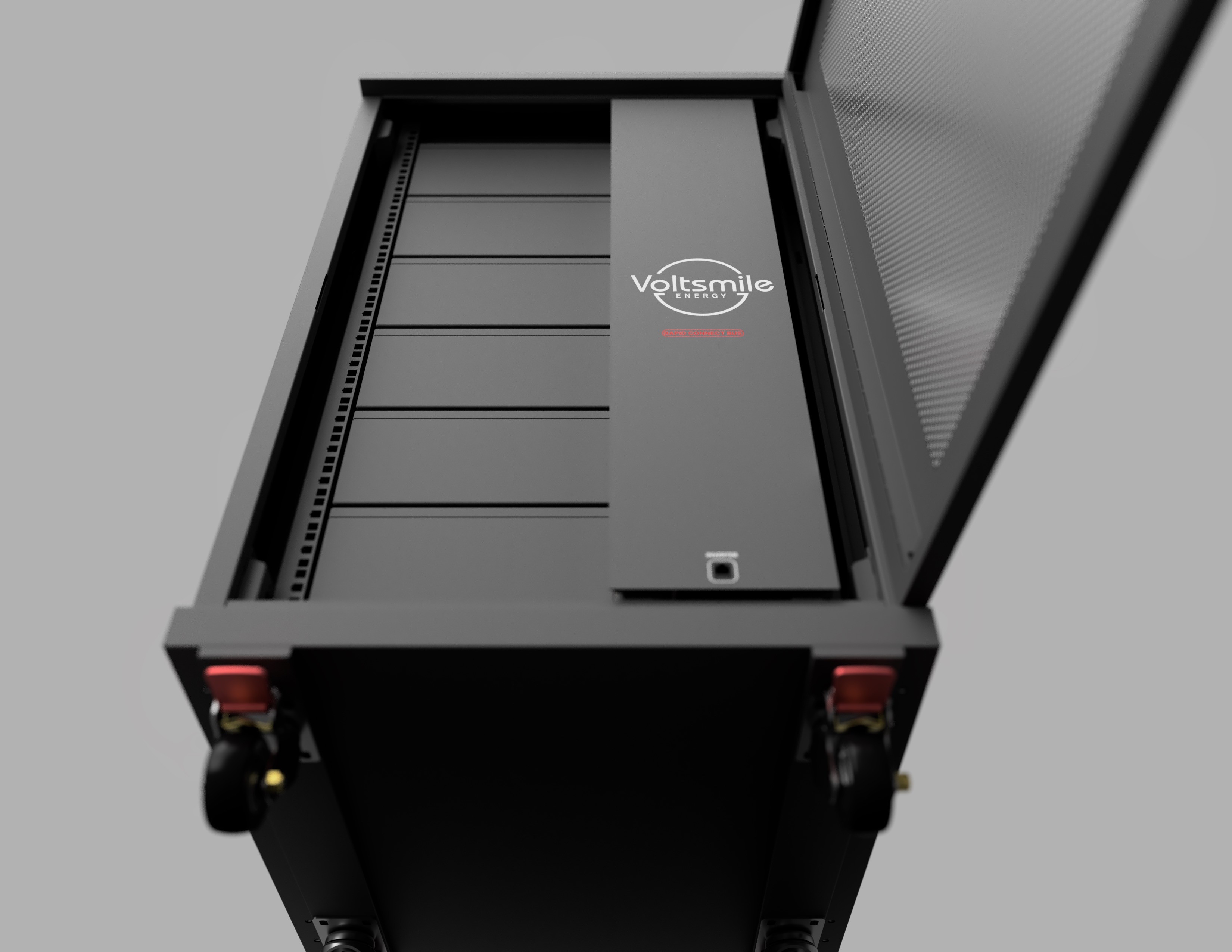 Voltsmile RPC 20U Cabinet (max 6 accu) 300A