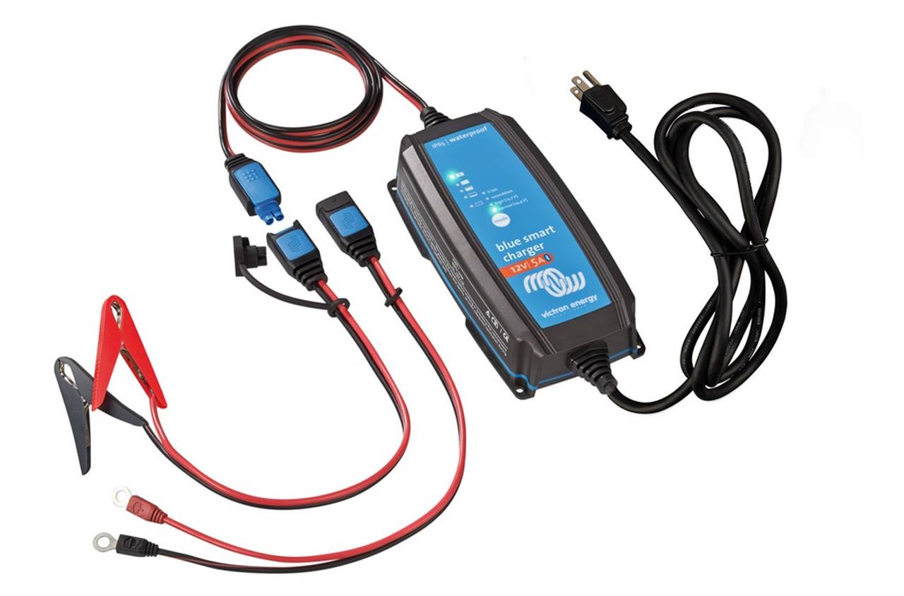 Victron Blue Smart IP65 acculader 12/5(1) 120V NEMA 1-15P
