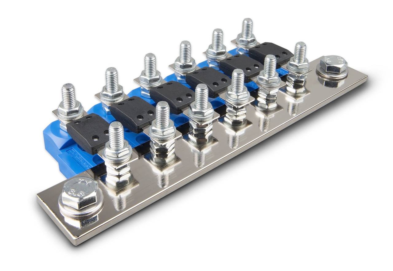Victron Busbar voor 6x CIP100200100 zekeringhouders