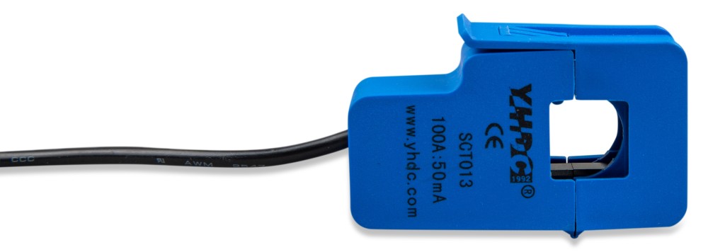 Victron meetspoel met bereik 100A – 50 mA, voorzien van contactbus aansluiting met kabellengte 5 meter.