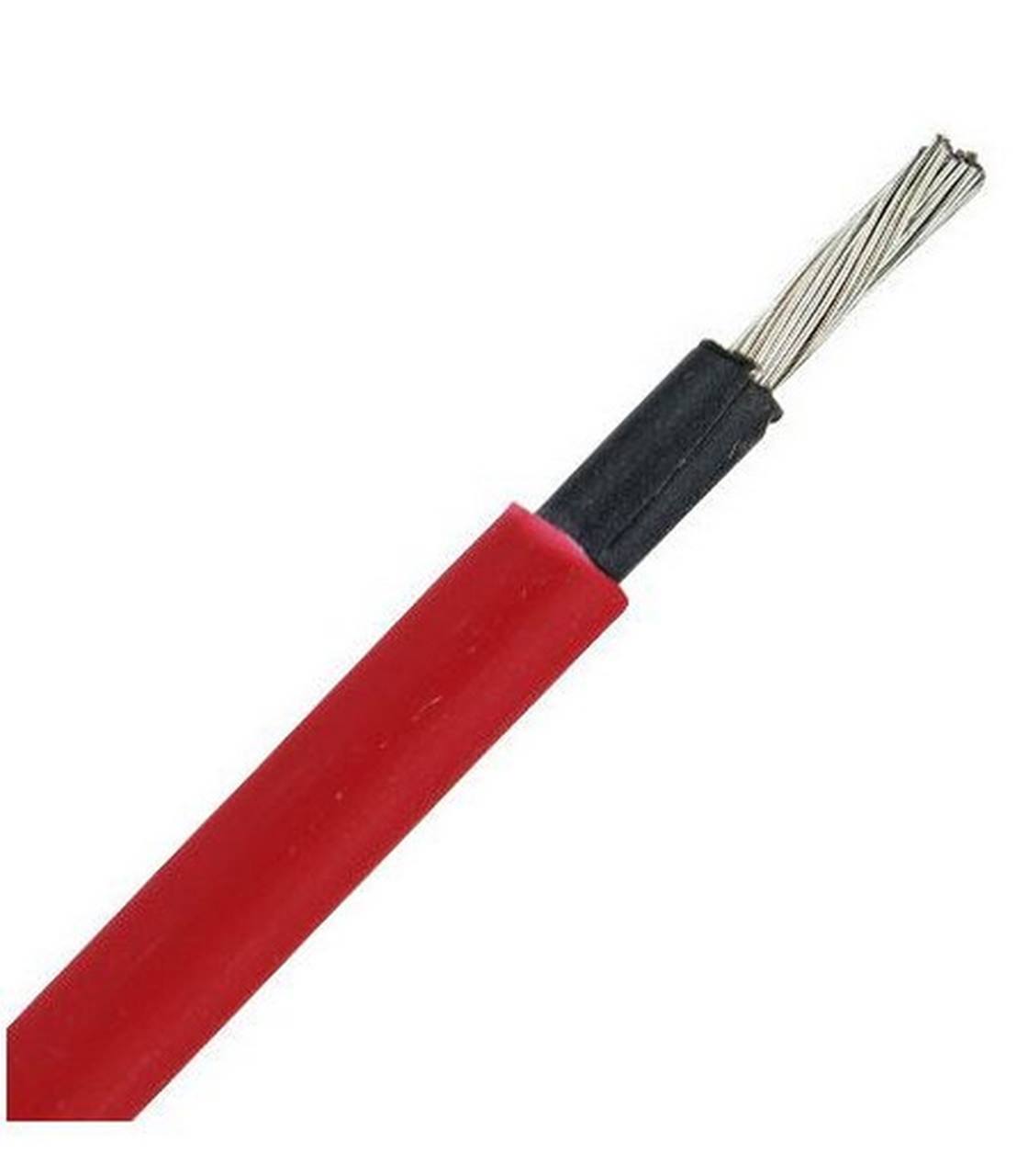 Solar kabel rood 6mm² rol van 25 meter