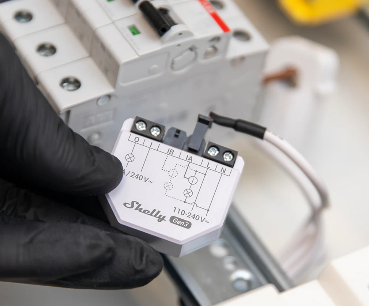 Shelly EM energiemeter Gen3 met 50A CT
