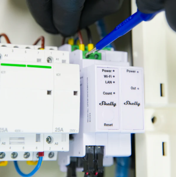 Shelly Pro 3EM energiemeter CT63