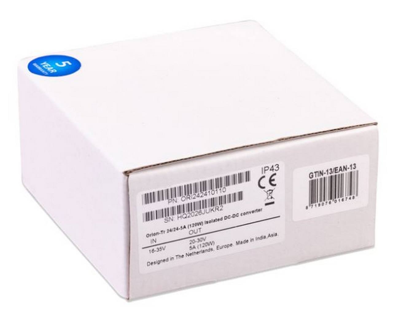 Orion-Tr 24/24-5A (120W) geisoleerd