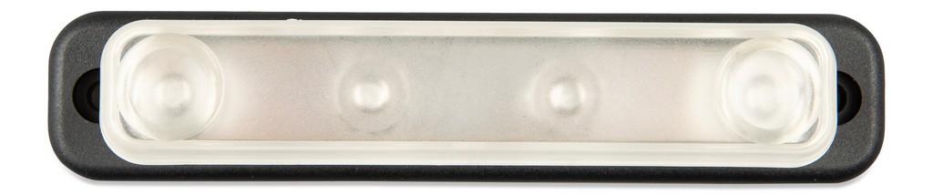 DC Verdeelrail 150A 2x M6 met 10 schroeven inclusief ABS kap