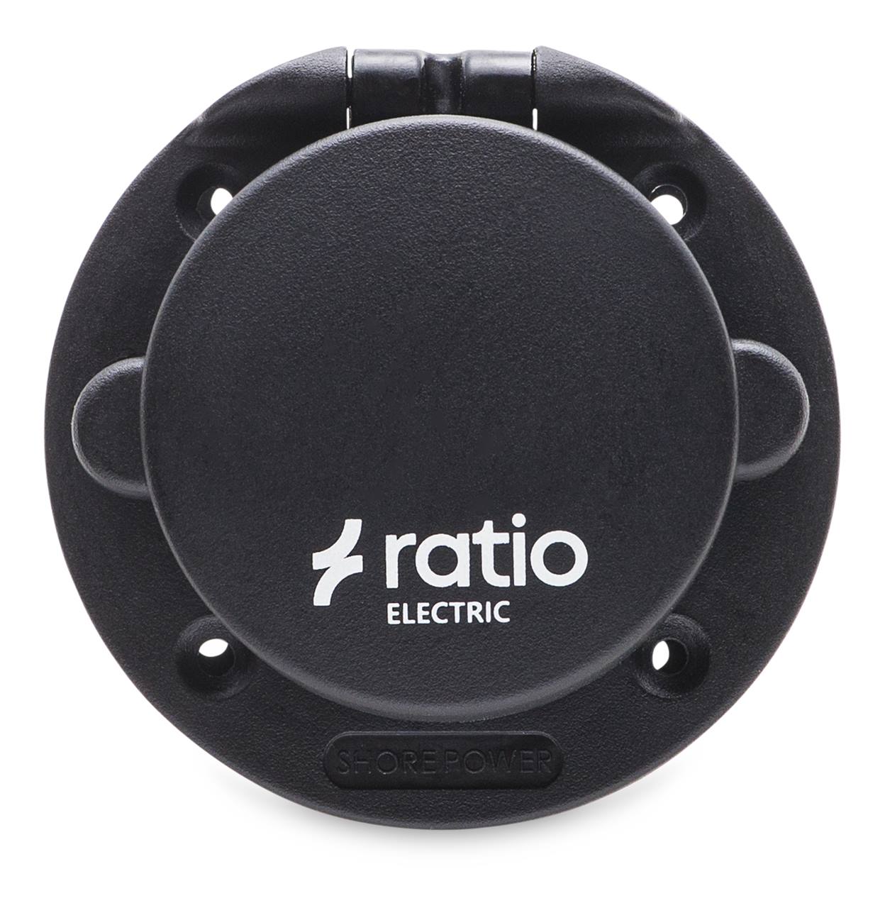 Walstroom Inlet MP16 Kunststof Zwart