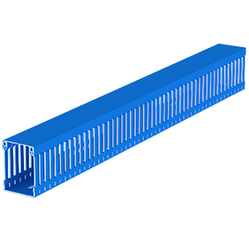 Kabelgoot blauw 60 x 43 mm, lengte 2 meter