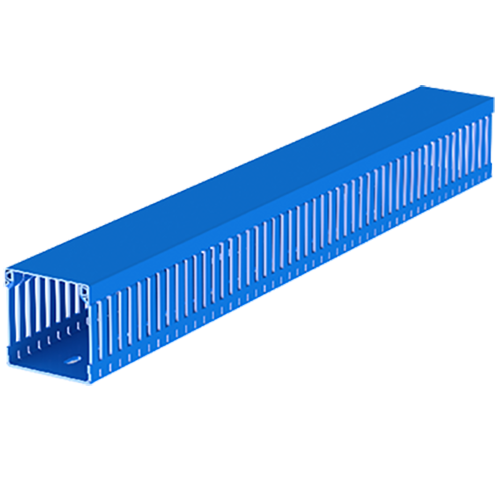 Kabelgoot blauw 60 x 60 mm, lengte 2 meter