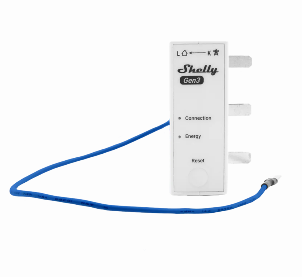Shelly 3EM-63T energiemeter Gen3 (flat terminal)