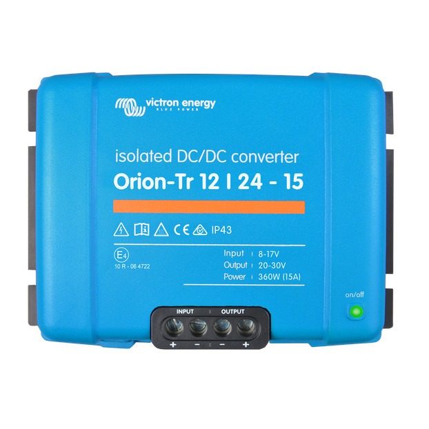 Orion-Tr 12/24-15A (360W) geisoleerd