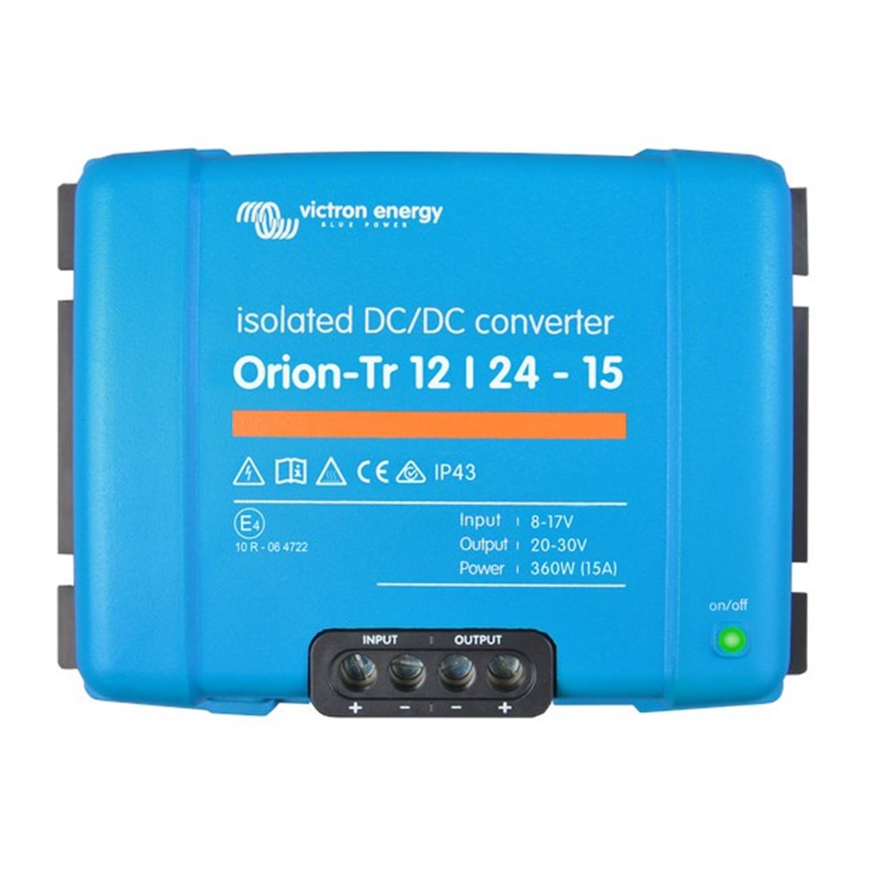 Orion-Tr 12/24-15A (360W) geisoleerd