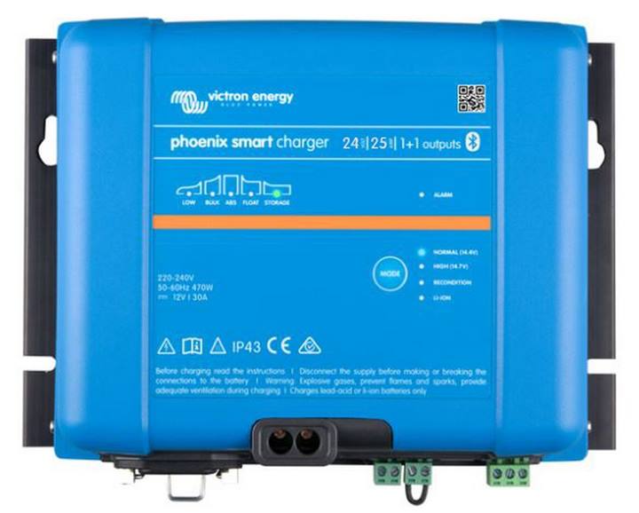 Victron Phoenix Smart lader 24/25 (1+1) IP43 120-240V