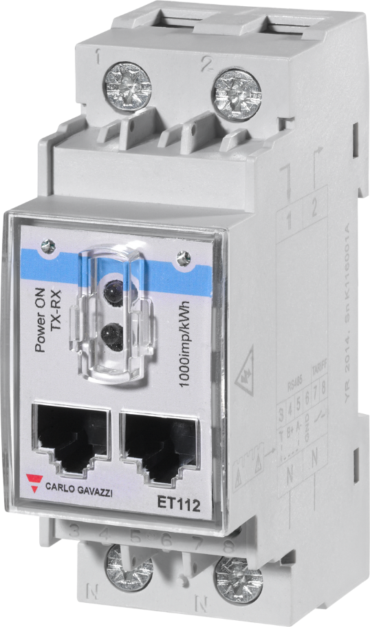 Energiemeter ET112 - 1 fase - max 100A
