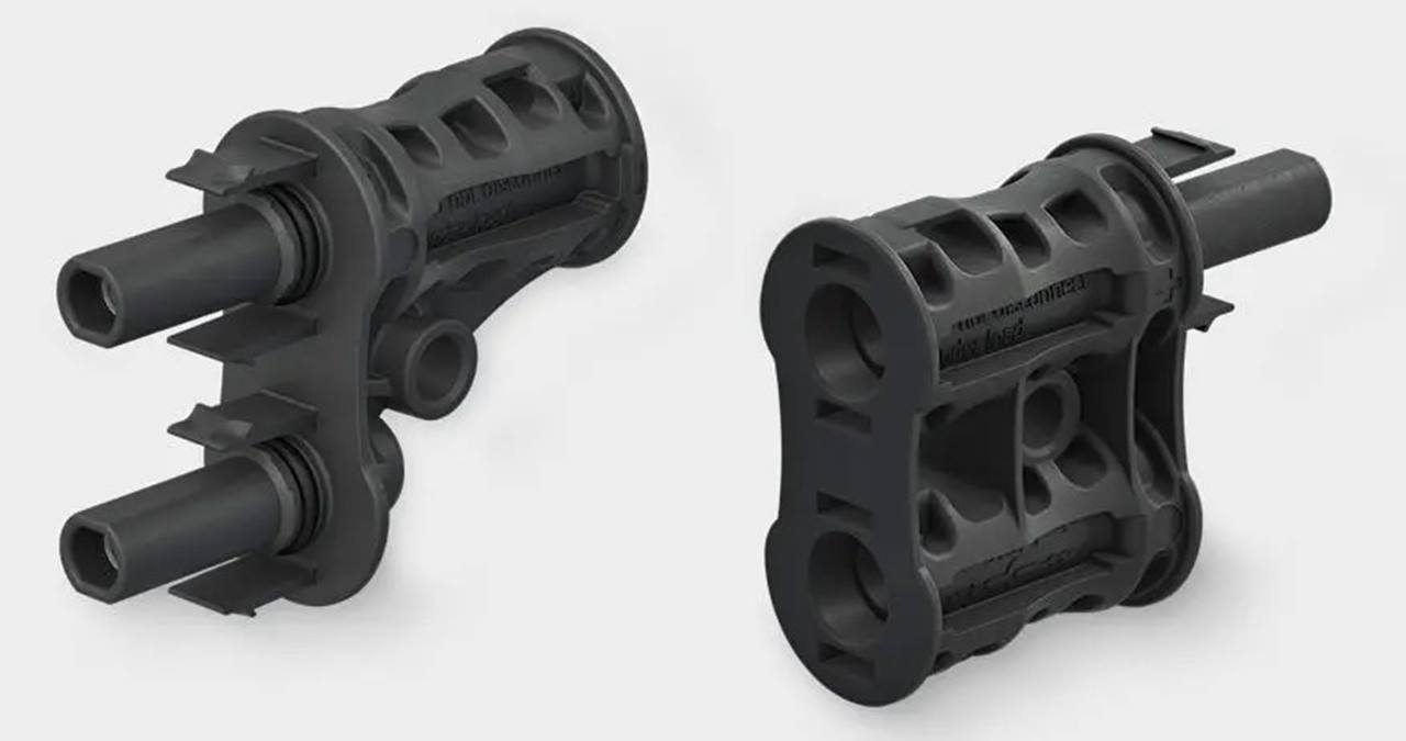 Staubli Male - Male - Female en een Female - Female - Male, splitterset MC4 1000V