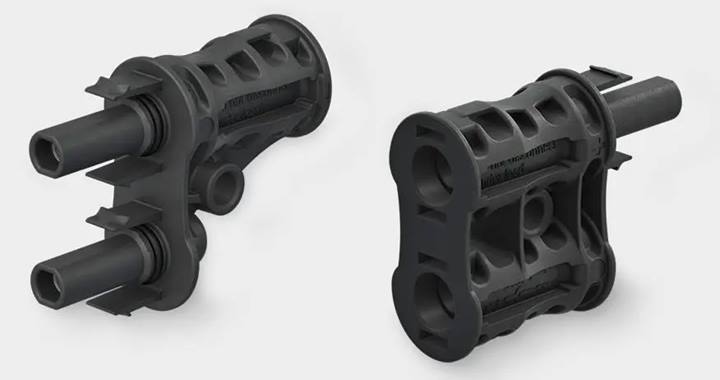 Staubli Male - Male - Female en een Female - Female - Male, splitterset MC4 1000V