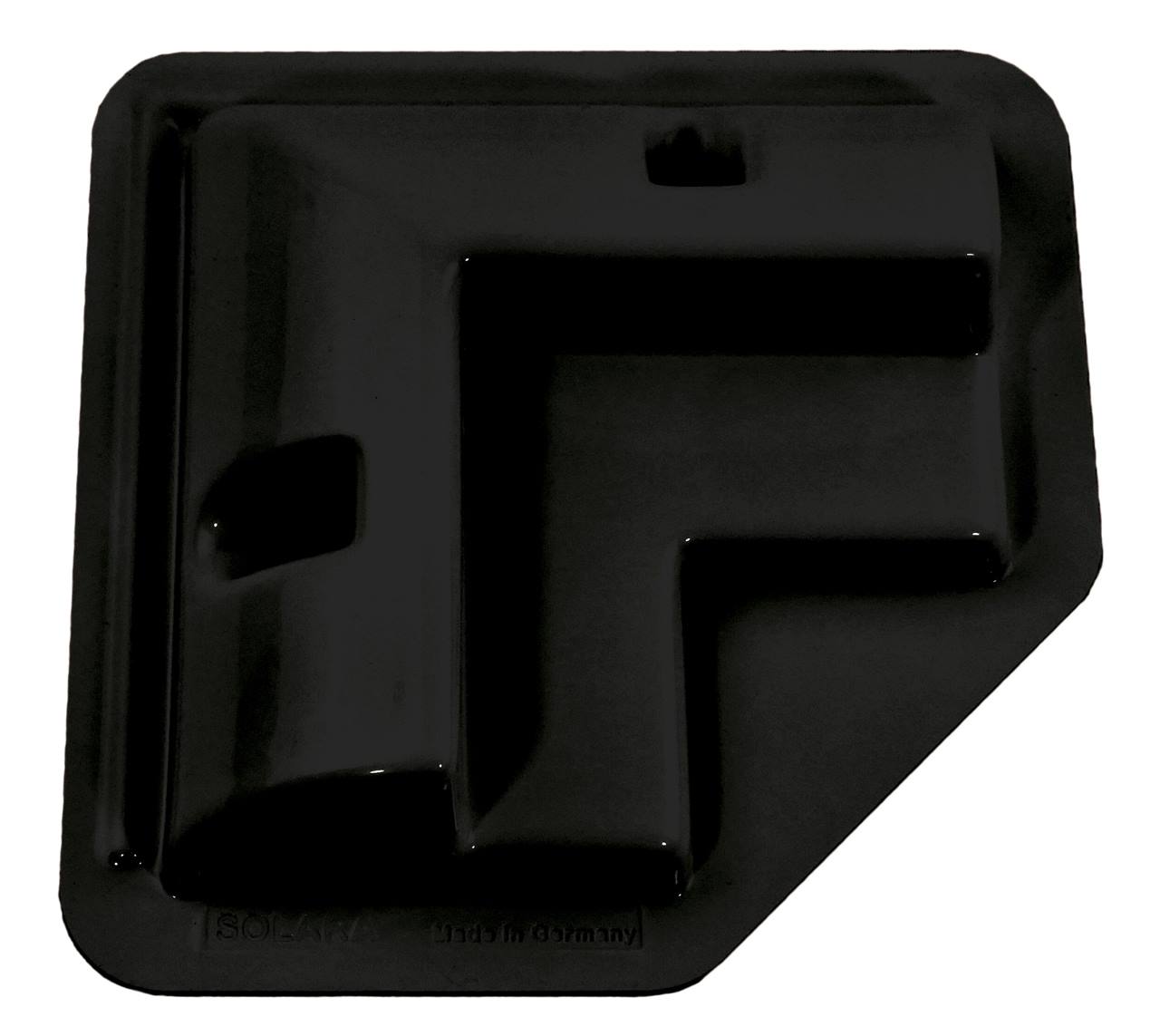 Zonnepaneel spoiler set HSE/Z (4) zwart, set bestaande uit vier hoekstukken.