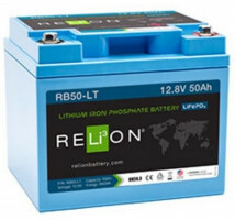 Relion RB50-LT 12V/50Ah Lithium Ion LiFePO4 Battery