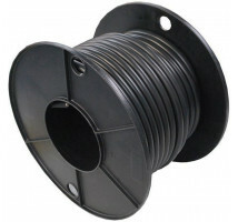 Accukabel  zwart 10mm² rol van 25 meter