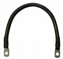 Accukabel verloop zwart 25mm² 30cm M6-M10
