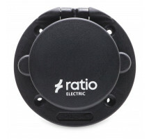 Ratio walstroom invoer 16A zwart