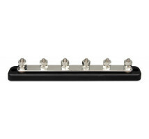 DC Verdeelrail 150A 6x M6 met ABS kap